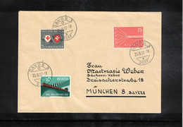 Delcampe - Schweiz / Switzerland 1957 Europa Cept 2 Interesting Letters - 1957