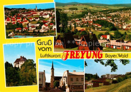 Delcampe - Freyung Freyung-Grafenau Bayern Panorama Schloss Kirche Hotelkomplex - Freyung