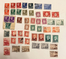 Delcampe - LOT DE 49 TIMBRES OBLITERES NORVEGE DIFFERENTES VALEURS - Collections