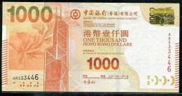 Delcampe - Hongkong BOC ,  P345 ,BOC 1000-Dollar , 2010 UNC - Hong Kong