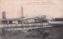Delcampe - COTE D'IVOIRE ABIDJAN ABIDJEAN LA DRAGUE AU DEBARCADERE DE LOCODJO - Elfenbeinküste