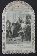 Delcampe - Très Joli Caniveau Ancien, 24 Juin 1848 - Andachtsbilder