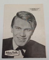 Delcampe - C2826/ An ABC Theatre Programm 6d  - Adam Faith  Ca.1965 - Objets Dérivés
