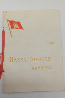 Delcampe - Y1939/ Hansa-Theater Hamburg Programmheft  1957  18 Seiten - Autres & Non Classés