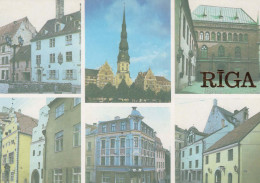 Delcampe - Latvija Riga Rīga Vecrīga Svētā Pētera Baznīca Un Vēsturiskās Ēkas #PBX365 - Lettland