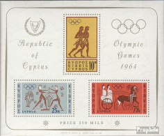Delcampe - Zypern Block2 (kompl.Ausg.) Postfrisch 1964 Olympiade - Ungebraucht
