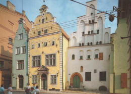 Delcampe - Latvija Riga Rīga Trīs Brāļi Vēsturiskas Ēkas Arhitektūra 15 20 Gs #PBX348 - Lettland