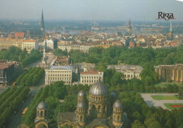 Delcampe - Latvija Riga Rīga Rīgas Reģions Panorāmas Skats Uz Pilsētas Centru Ar #PBX343 - Lettland