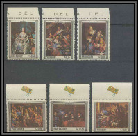 Delcampe - Paraguay - 137a ** MNH N° 906/911 Rembrandt Overprinted Espace (space) ATS IN ORBIT - Rembrandt