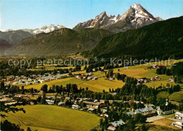 Delcampe - Bischofswiesen Panorama Mit Watzmann - Bischofswiesen