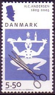 Delcampe - Dänemark Mi.Nr. 1397 H.C. Andersen, Scherenschnitt Märchenfigur (5,50) - Otros & Sin Clasificación