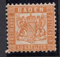 Delcampe - Baden, Mi.Nr. 22, Wappen, Ungebraucht - Neufs