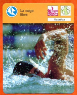 Delcampe - La Nage Libre  Natation Sport Fiche Illustrée Cousteau  N° 1770 - Sports