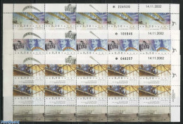 Delcampe - Israel 2003 Wright Brothers 3 M/ss, Mint NH, Transport - Aircraft & Aviation - Ungebraucht (mit Tabs)