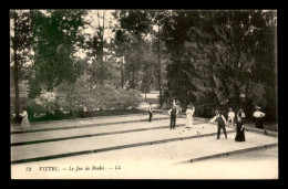 Delcampe - SPORTS - PETANQUE - LE JEUX DE BOULES A VITTEL - Boule/Pétanque