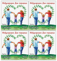 Delcampe - Serbia 2026, International Family Day, Block Of 4, MNH - Serbien
