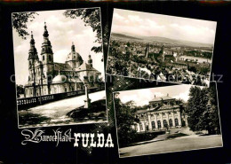Delcampe - FULDA Hessen Barockkirche Panorama Schloss - Fulda