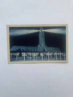 Delcampe - Verdun Douaumont Ossuary Night View Lighthouse WWI Memorial 1931 Postcard - Douaumont