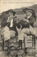 Delcampe - CPA Folklore Bombarde Et Biniou Du Pays De Chateaulin - Musica