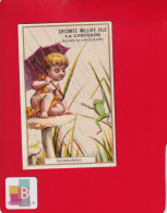Delcampe - Chicorée Williot Concorde POIX DU NORD Jolie Chromo Enfant Pluie Parapluie Grenouille Champignon " Contemplation " - Tè & Caffè