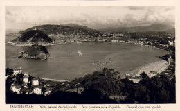 Delcampe - ESPAGNE  SAN SEBASTIAN (Guipùzcoa)  Vista General Desde Igueldo - Guipúzcoa (San Sebastián)