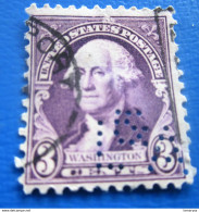 Delcampe - Documentaly Internal Stamp United States Of America USA-Perforés Perforé Perforés Perfin Perfins Perforated Perforation - Perforés