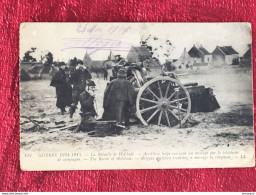 Delcampe - WW1 Guerre 14/18 Bataille De Hoffslad-Artillerie Belge Recevant Message Telephone Carte Postale-Thème Militaria-écornure - Weltkrieg 1914-18