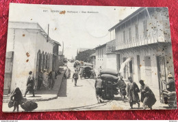 Delcampe - Collection 517- Rufisque Sénégal Afrique Occidentale Française Rufisque Rue Nationale Animée -Carte Postale Ex Colonie - Senegal