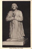 Delcampe - CPA Statue Du Saint Cure D'Ars - Ars Sur Moselle