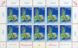 Delcampe - 149072 MNH MONACO 2004 NAVIDAD - Autres & Non Classés