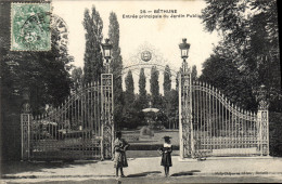 Delcampe - CPA Bethune Entree Principale Du Jardin - Bethune