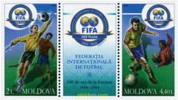 Delcampe - 149064 MNH MOLDAVIA 2004 CENTENARIO DE LA FIFA - Moldavia
