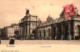 Delcampe - BRUXELLES / BRUSSEL / GARE DU MIDI - Spoorwegen, Stations