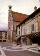 Delcampe - CPA Ain La Dombes Chatillon S Chalaronne Le Parvis Et L'eglise St Andre XIV - Châtillon-sur-Chalaronne