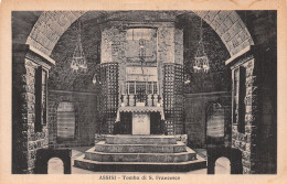 Delcampe - Italie ASSISI TOMBA DI S FRANCESCO - Sonstige & Ohne Zuordnung