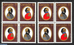 Delcampe - Canada 1979 Colonels 2 Blocks Of 4 [+], Mint NH, Various - Uniforms - Ungebraucht