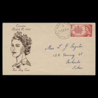 Delcampe - Australia 1953 Coronation Day Cover, ADELAIDE - Briefe U. Dokumente