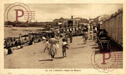 Delcampe - LA CORUÑA. PLAYA DE RIAZOR - La Coruña
