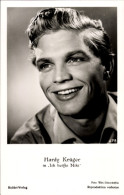Delcampe - CPA Schauspieler Hardy Krüger, Ich Heiße Niki, Portrait, Autogramm - Schauspieler