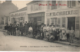 Delcampe - DRAVEIL   CAFE RESTAURANT   DE LA MAIRIE   MAISON MATHUBERT - Draveil