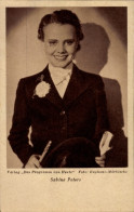 Delcampe - CPA Schauspielerin Sabine Peters, Portrait, Autogramm - Schauspieler