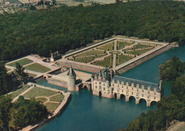 Delcampe - France Chenonceaux Chateau De Chenonceau Aerial View River Cher Gardens *YAV633 - Chenonceaux