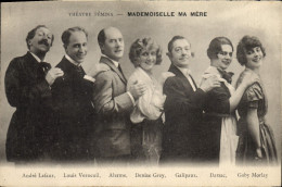 Delcampe - CPA Theatre Femina Mademoiselle Ma Mere Andre Lefaut Louis Verneuil Alerme Denise Grey Galipaux Darzac - Theater