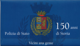 Delcampe - Folder Telecom 2002 Polizia Di Stato 150 Anni Di Storia Con 4 Schede Telefoniche - Non Classés