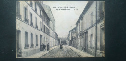 Delcampe - 92  Gennevilliers , La Rue Aguado En 1914 - Gennevilliers