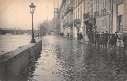 Delcampe - 75 PARIS LA CRUE LE QUAI DE BETHUNE - Alluvioni Del 1910
