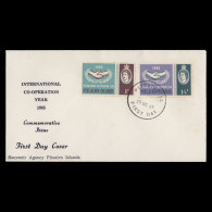 Delcampe - Pitcairn Islands 1965 International Cooperation Year First Day Cover - Pitcairninsel