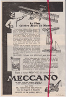 Delcampe - Pub Reclame - Meccano - Frémineur Bruxelles - Orig. Knipsel Coupure Tijdschrift Magazine - 1930 - Publicités