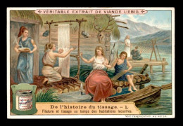 Delcampe - CHROMOS - LIEBIG - L'HISTOIRE DU TISSAGE - Liebig