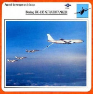 Delcampe - Fiche Aviation Boeing KC 135 STRATOTANKER / Avion Transport Et Liaison USA Avions - Avions
